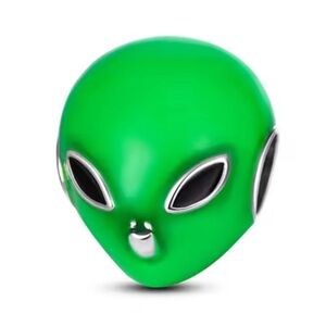 NWOT Alien Head Charm Sterling Silver 925